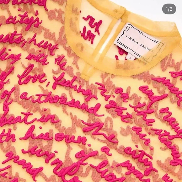 Lingua Franca embroidered top - Picture 6 of 8